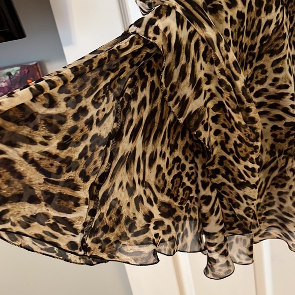 L’ AGENCE Animal print midi Dress 👗 with lining. - Picture 12 of 13